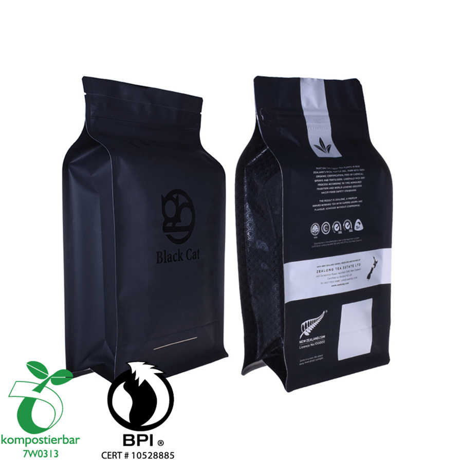 F&aacute;brica de embalaje de pl&aacute;stico de alimentos de fondo plano impresa personalizada en China