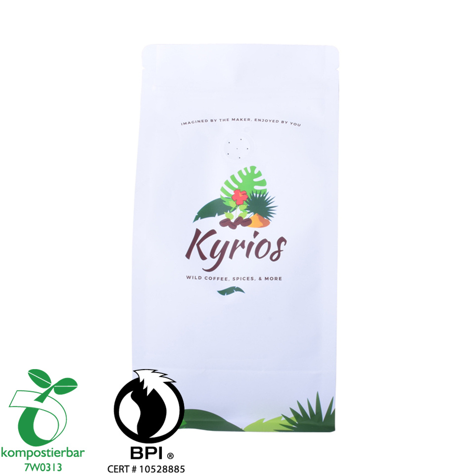 Застежка-молния с нижней стороны разлагаемого бумажного пакета из Китая