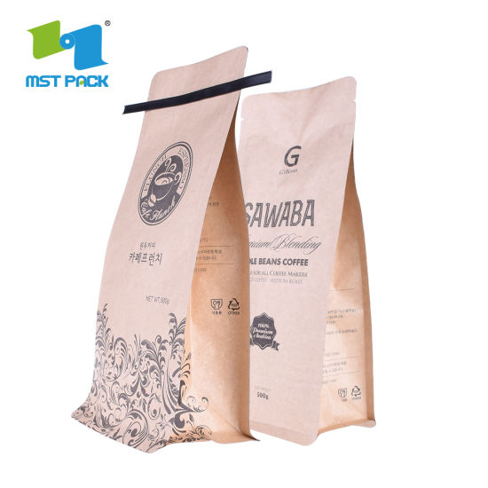 Ewell Kan weerstaan Vermaken Eco Friendly 1kg 32oz Compostable Coffee Packaging Biodegradable Paper  Zipper Bag with Valve from China manufacturer - Biopacktech Co.,Ltd