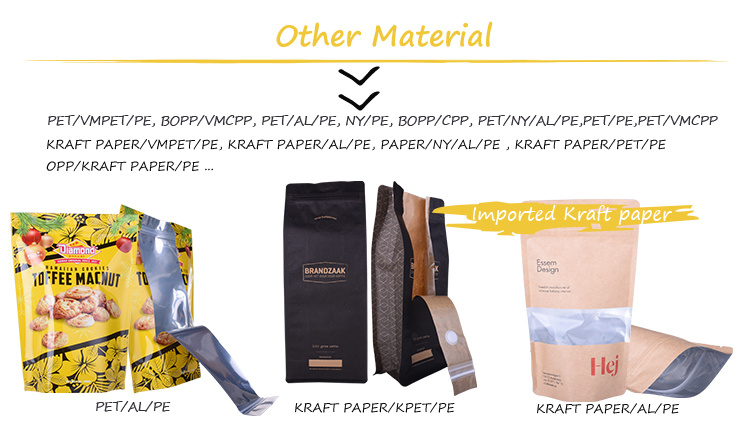 الترقق معوجة الحقيبة البلاستيكية النايلون فراغ كيس تغليف المواد الغذائية