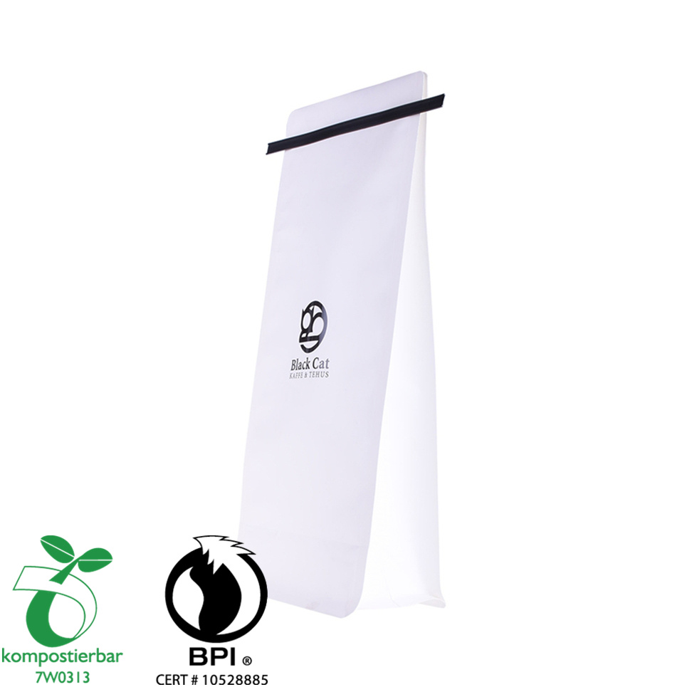 Proveedor de fabricante de relleno bio de fondo cuadrado con cremallera en China