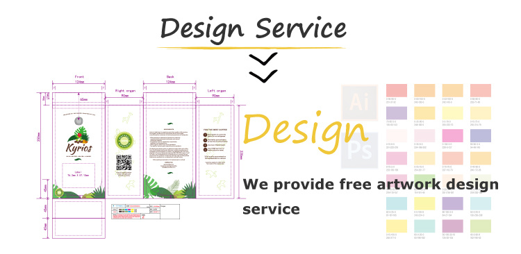 Ecol&oacute;gico Reciclar Alimentos Empaquetado de papel compostable Resellable Bolsa de t&eacute; biodegradable con cremallera