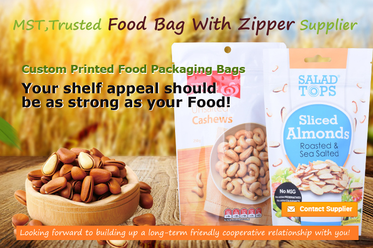 Custom Zip Lock из алюминиевой фольги пластиковой упаковки для пищевых продуктов