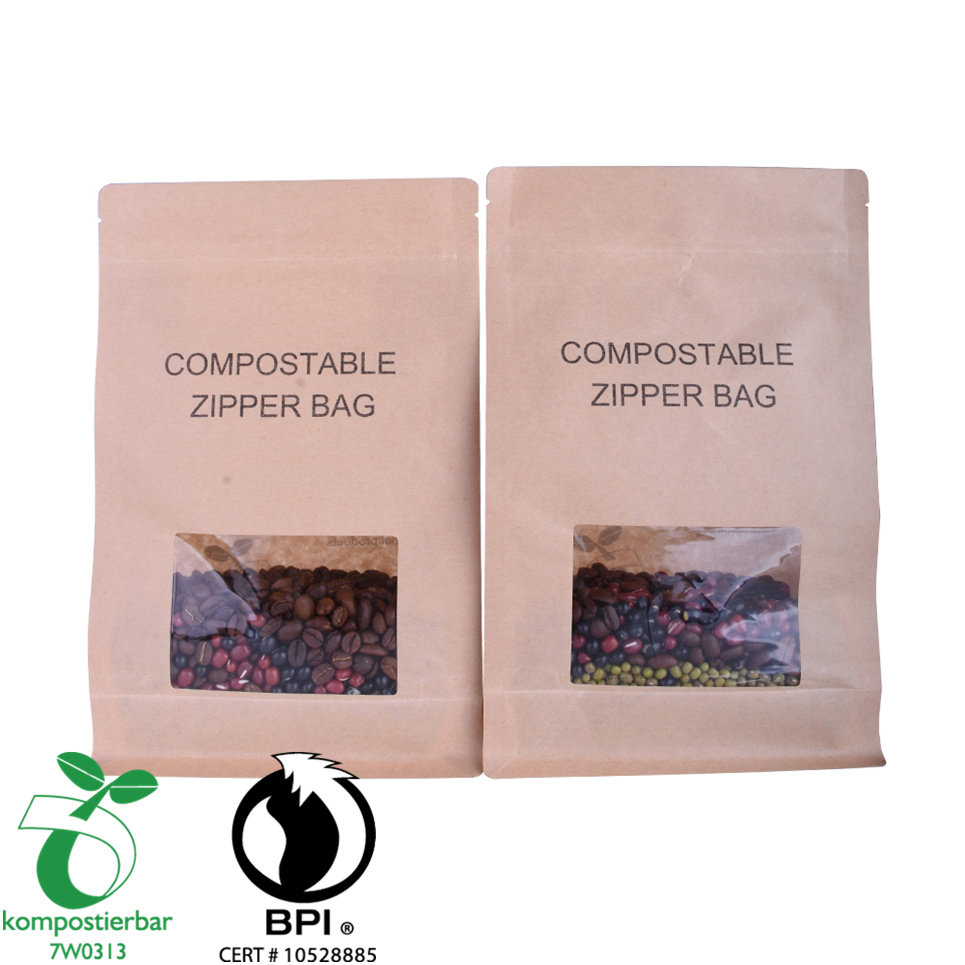 Food Ziplock Block Bottom Fabricante de embalaje ecol&oacute;gico en China