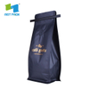 100% Bio-degradable coffee bag with zip lock and valve / Compostable Packaging Zip lock Coffee Bag with Valve