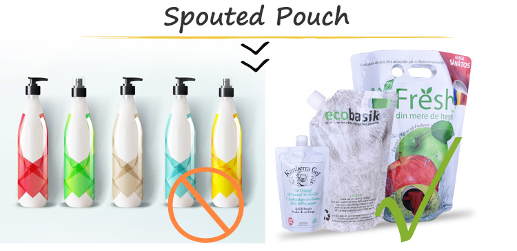 Bolsa de pl&aacute;stico reutilizable con f&aacute;brica de boquillas de China