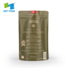 100% Biodegradable Food Standard Custom Printed/compostable Stand-up Packaging Green Coffee Tea Bags