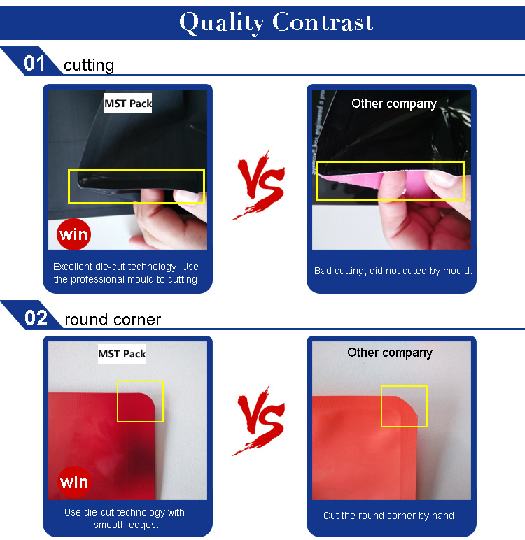 Custom Zip Lock из алюминиевой фольги пластиковой упаковки для пищевых продуктов