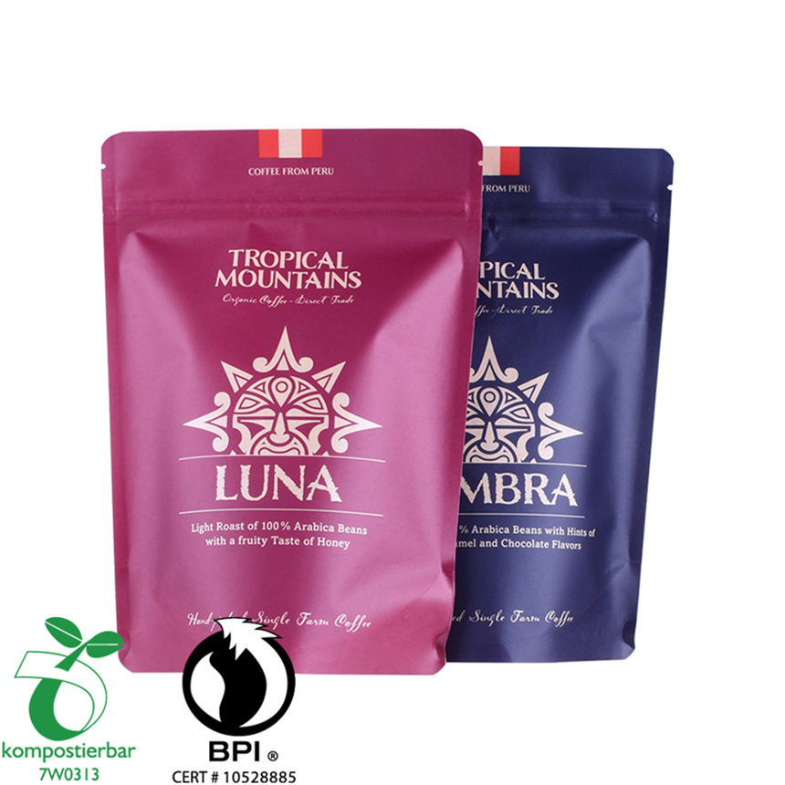 Возобновляемая сумка для кофе Doypack с окном Производитель из Китая